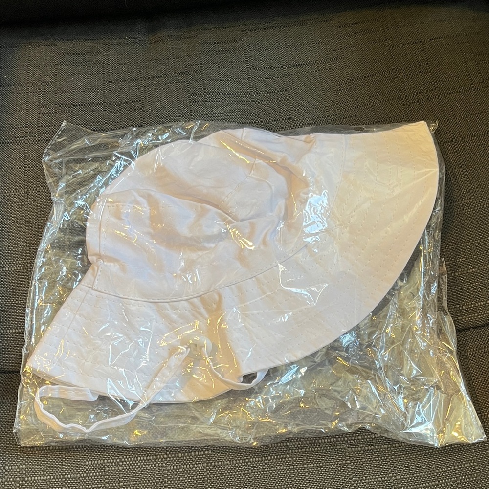 Kids White Sun Hat